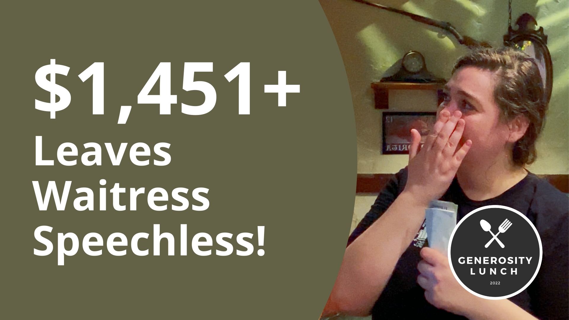 $1,451+ Tip Leaves Waitress Speechless!